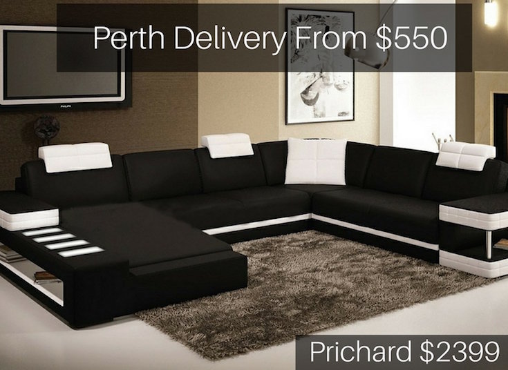 Leather Lounge (Perth) Customisable Leather Sofa at Desired Living